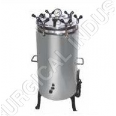 Verticle Double Drum Autoclave Wing Nut Type (SS)